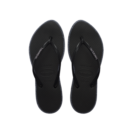 Slim Point Glitter Flip Flops