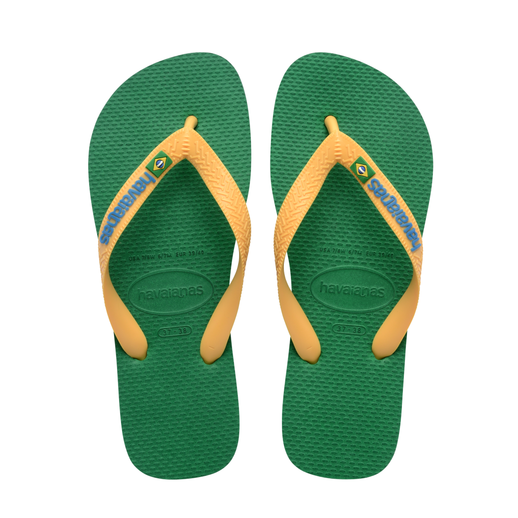 Brasil Logo Flip Flops