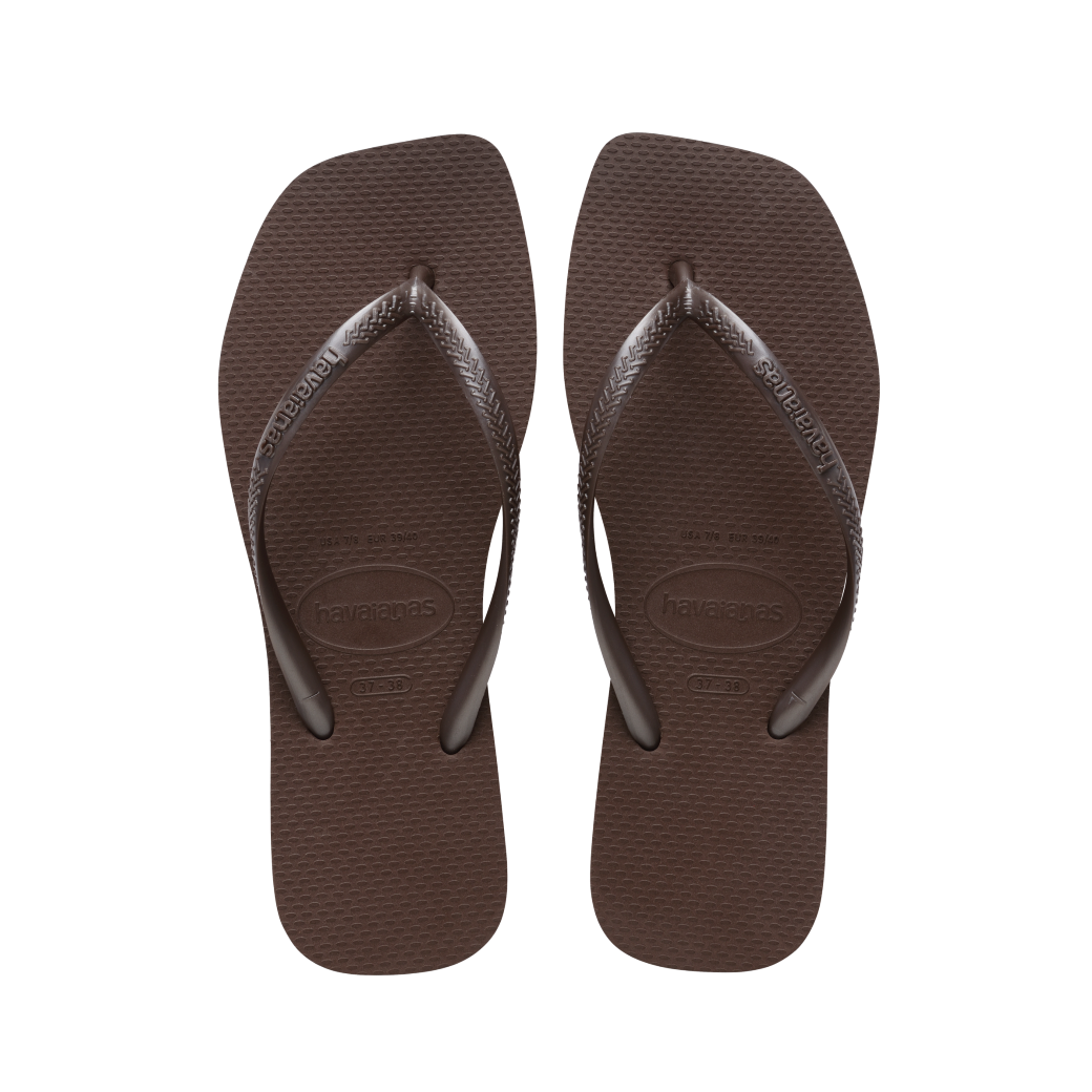 Slim Square Flip Flops